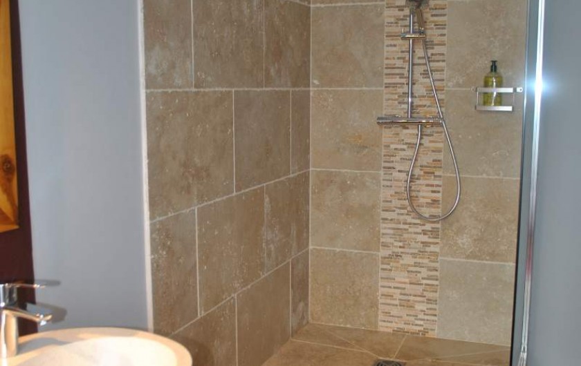 Location de vacances - Chambre d'hôtes à Salies-de-Béarn - la douche à l'italienne Chambre Baldaquin