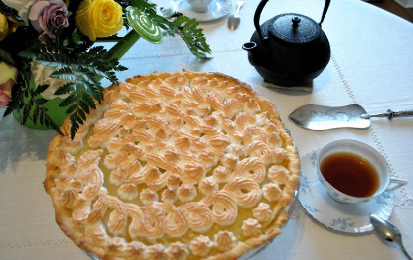 Location de vacances - Chambre d'hôtes à Salies-de-Béarn - la tarte au citron de Corinne