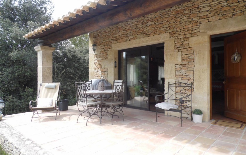 Location de vacances - Mas à Venasque - Terrasse Provence