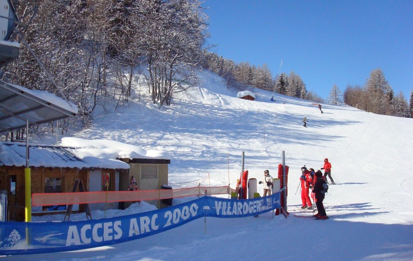 Location de vacances - Appartement à Villaroger - Départ télésiège