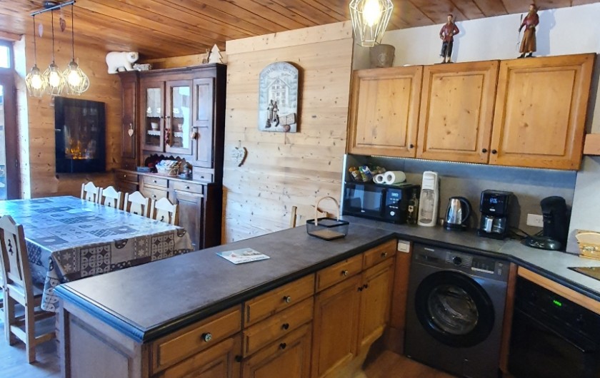 Location de vacances - Appartement à Villaroger - Cuisine/séjour