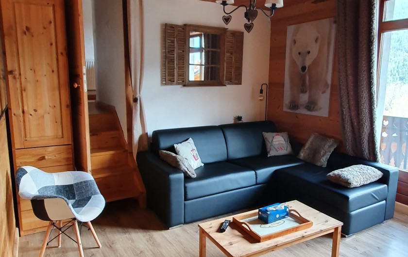 Location de vacances - Appartement à Villaroger - Salon