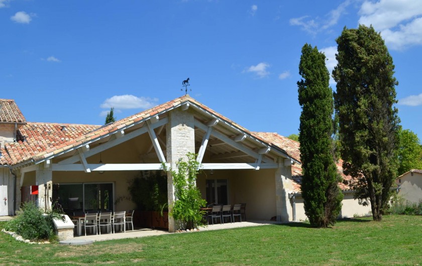 Location de vacances - Gîte à Lougratte - terrasse