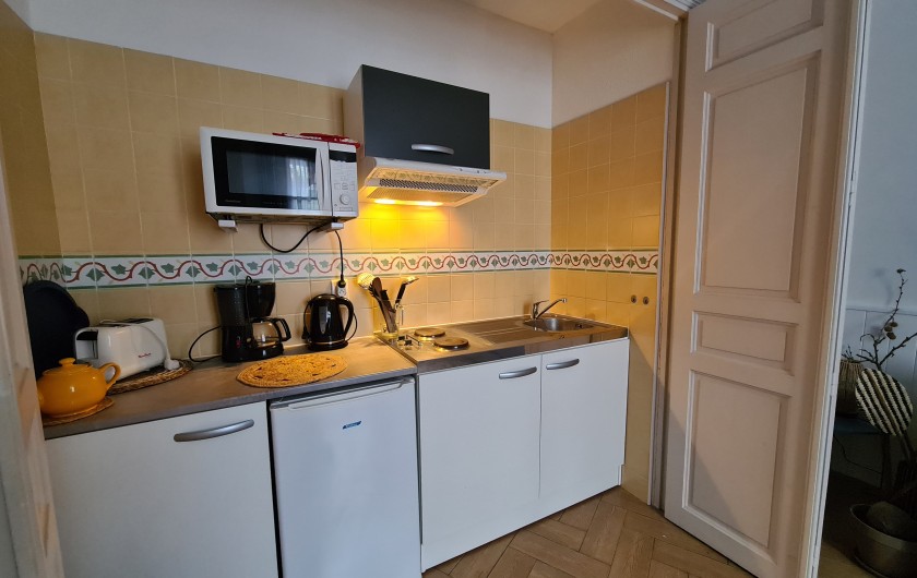 Location de vacances - Chambre d'hôtes à Tautavel - Gite - Studio Côte Vermeille - Kitchenette