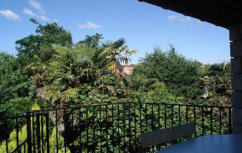Location de vacances - Appartement à Saint-Alban-Auriolles - Terrasse du 1er étage