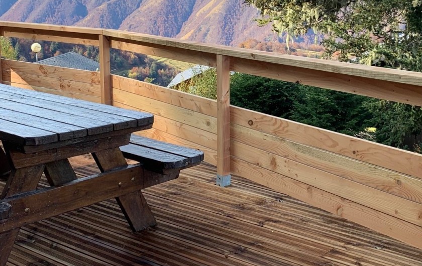 Location de vacances - Chalet à Ustou - terrasse