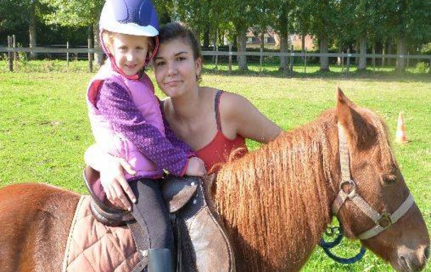 Location de vacances - Gîte à Tours-en-Vimeu - Marie malentendante fait découvrir sa passion aux enfants  : les chevaux