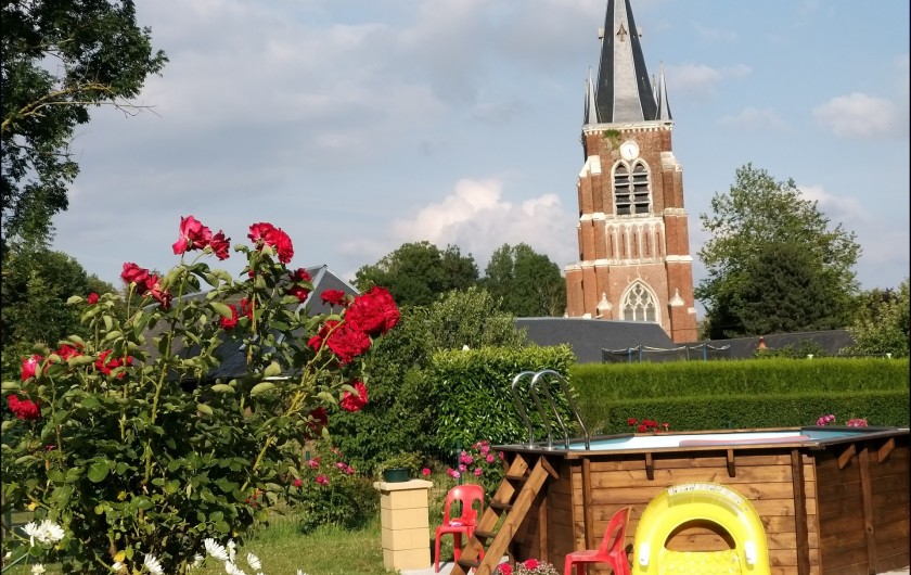 Location de vacances - Gîte à Tours-en-Vimeu - gîte au cœur du village avec piscine