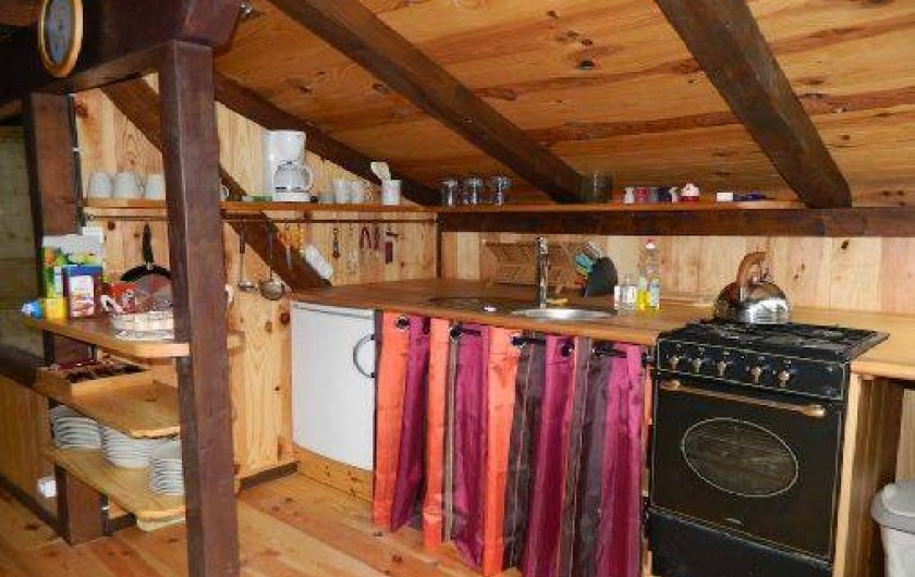 Location de vacances - Mas à Saint-Privat - La cuisine integrée