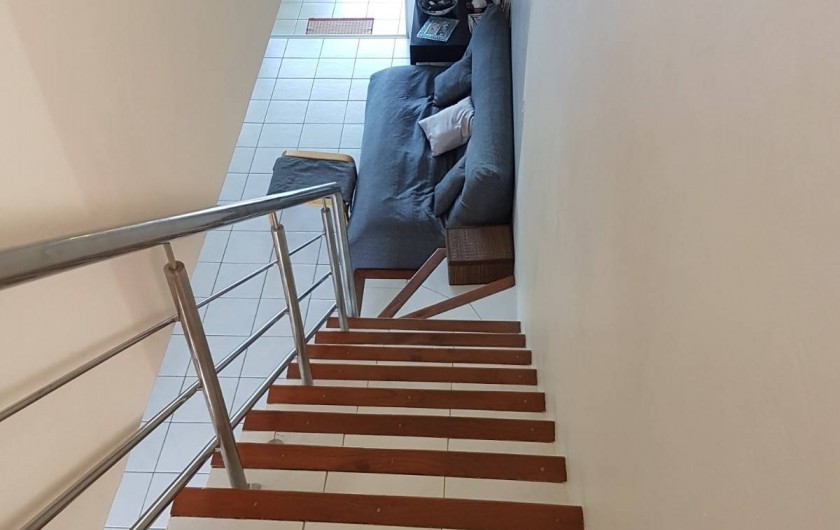 Location de vacances - Maison - Villa à Grand Baie - Escalier au 1er étage