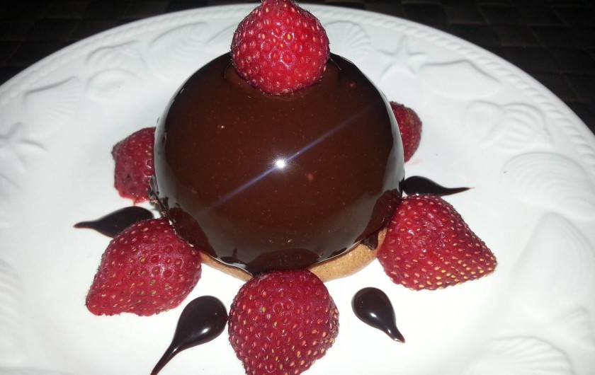 Location de vacances - Chambre d'hôtes à Vacquières - Dessert maison par votre hôte pâtissier