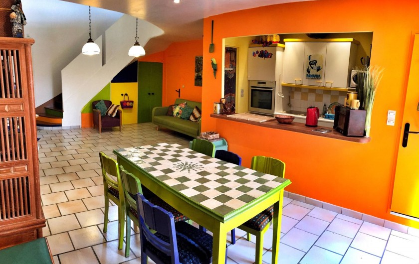 Location de vacances - Gîte à Vicq-sur-Gartempe - Salon Salle à manger