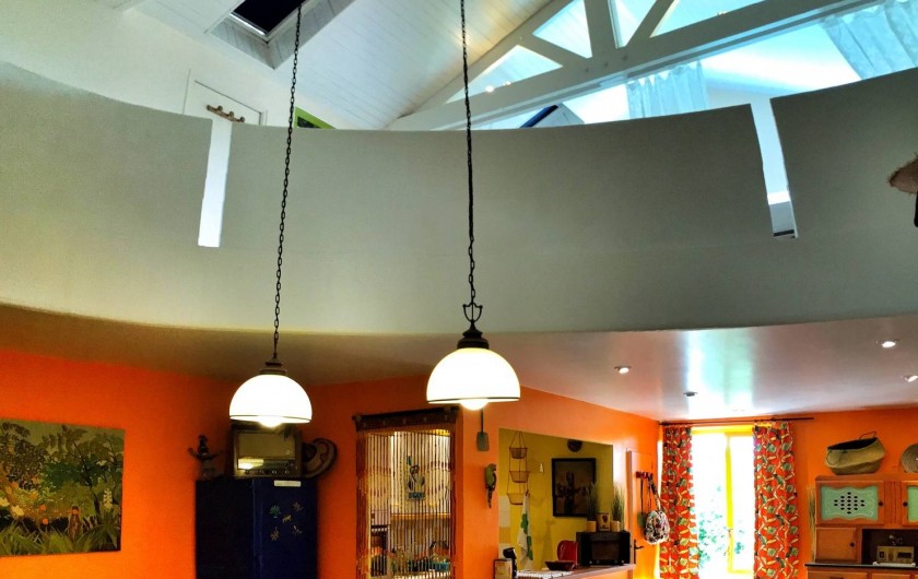 Location de vacances - Gîte à Vicq-sur-Gartempe - Beaux volumes du living