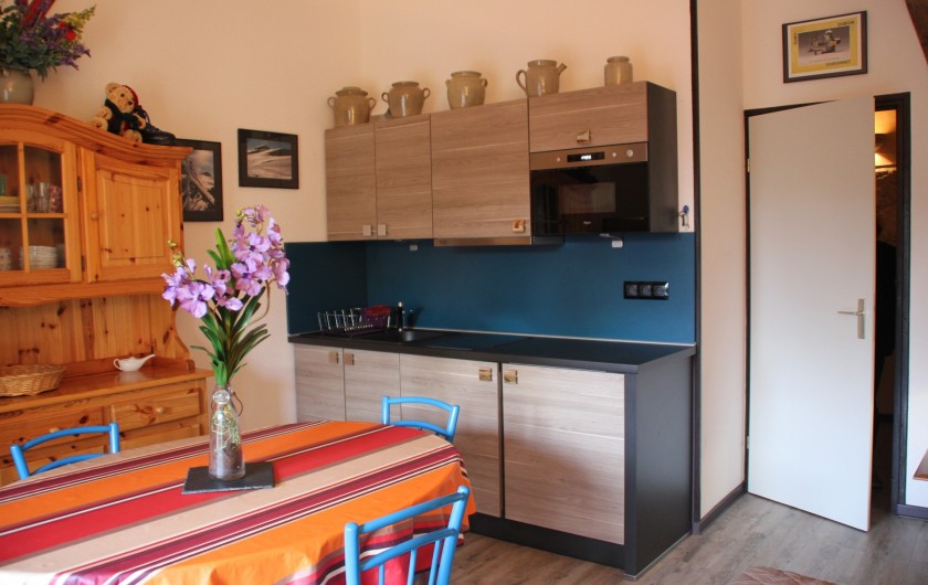 Location de vacances - Appartement à Super Lioran - cuisine salon