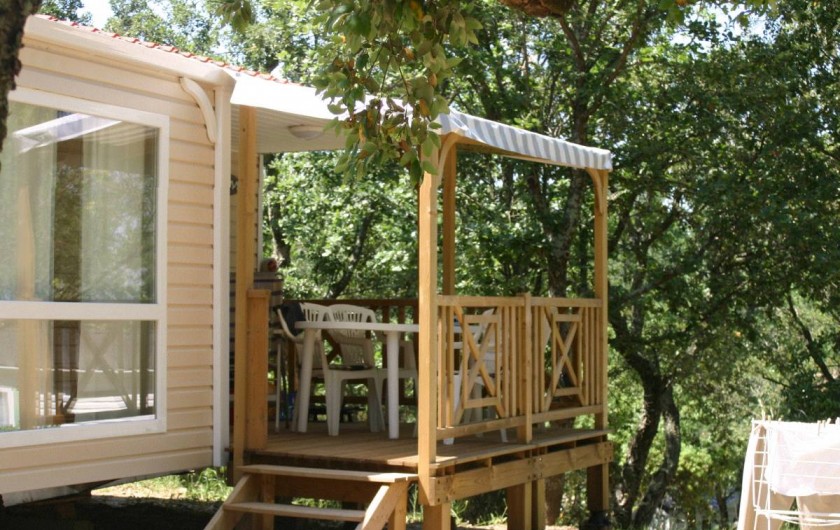 Location de vacances - Camping à Maureillas-Las-Illas - Mobil-Home & Cottage