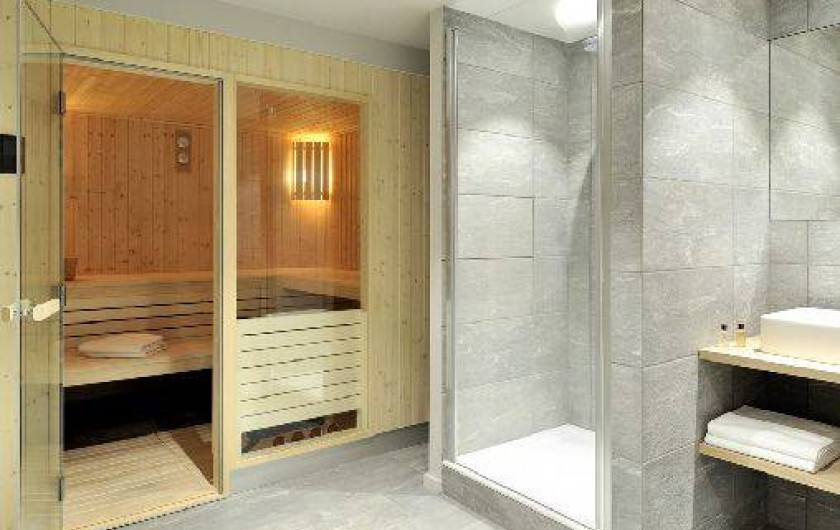 Location de vacances - Chalet à Saint-Martin-de-Belleville - Pièce sauna .