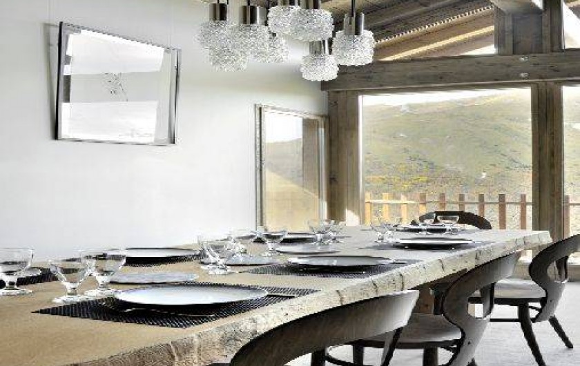 Location de vacances - Chalet à Saint-Martin-de-Belleville - Détail coin repas.