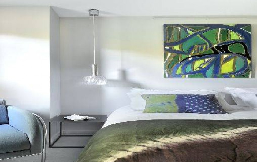 Location de vacances - Chalet à Saint-Martin-de-Belleville - Détail sur la chambre master.