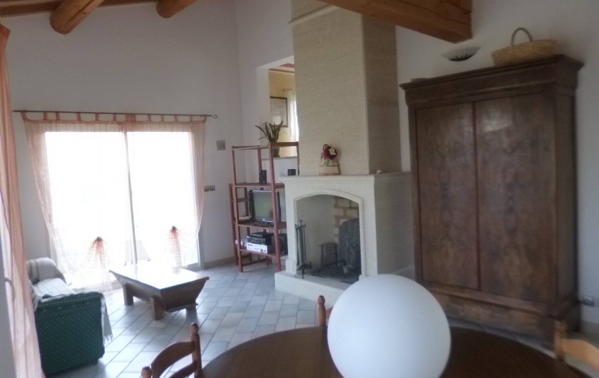 Location de vacances - Villa à Saint-Côme-et-Maruéjols - Le salon........