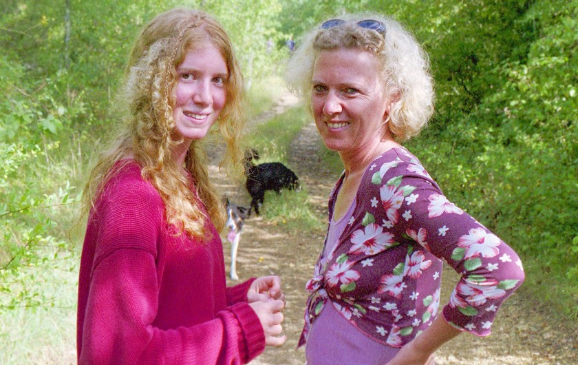 Location de vacances - Villa à Simeyrols - Chemin de randonnée derrière la maison  Ronde des villages boucle de 120km oct