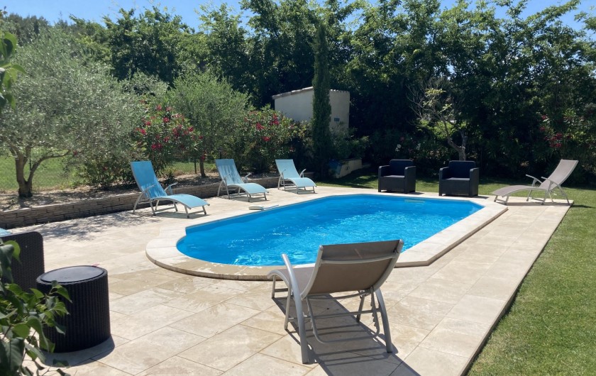Location de vacances - Villa à Comps - Terrasse piscine