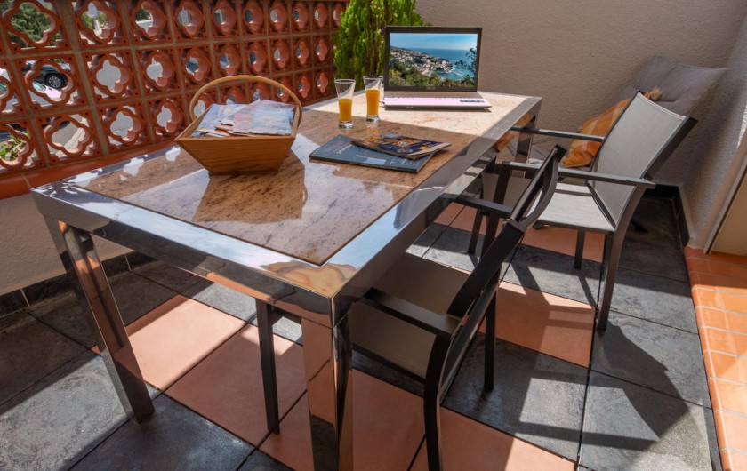 Location de vacances - Gîte à Cerbère - Terrasse privative plein Sud de 10 M²