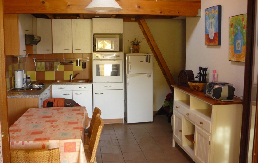 Location de vacances - Villa à Le Barcarès - Séjour cuisine