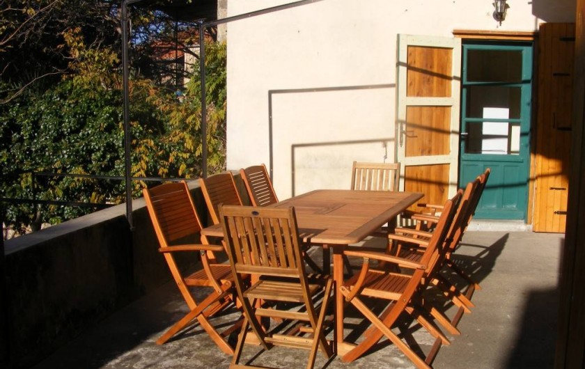 Location de vacances - Maison - Villa à Sorède - La terrasse