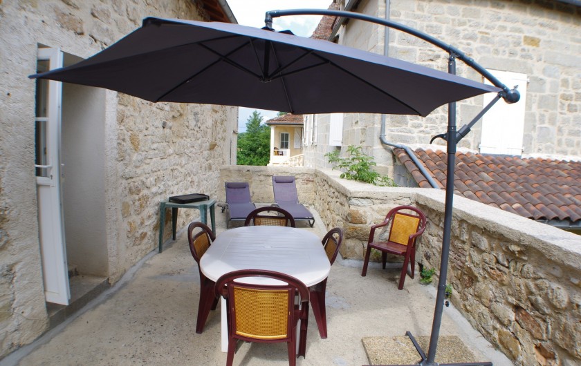 Location de vacances - Gîte à Faycelles - Terrasse privative