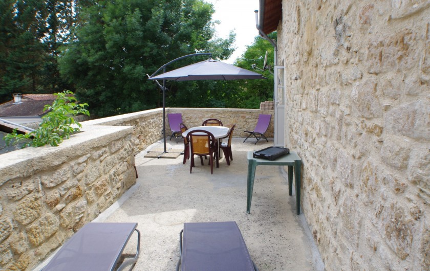 Location de vacances - Gîte à Faycelles - Terrasse privative