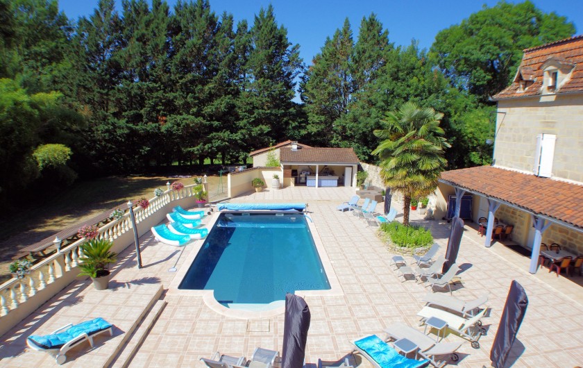 Location de vacances - Gîte à Faycelles - Vue de la terrasse du grand gîte