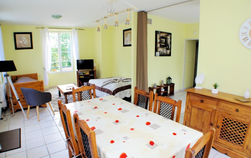 Location de vacances - Gîte à Faycelles - Séjour/salon du gîte