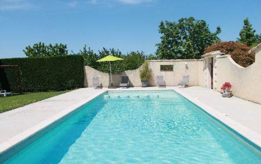 Location de vacances - Mas à Cabannes - Piscine