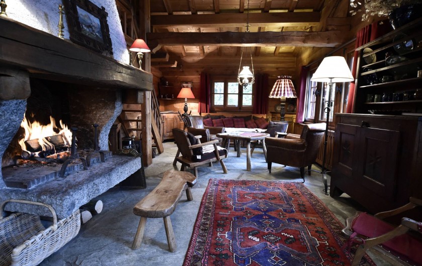Location de vacances - Chalet à Chamonix-Mont-Blanc - Salle de séjour