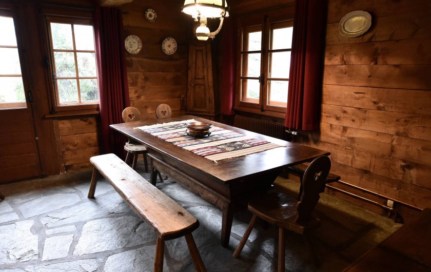 Location de vacances - Chalet à Chamonix-Mont-Blanc - Salle à manger