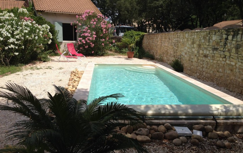 Location de vacances - Maison - Villa à Arpaillargues-et-Aureillac - piscine 8 m et terrasse