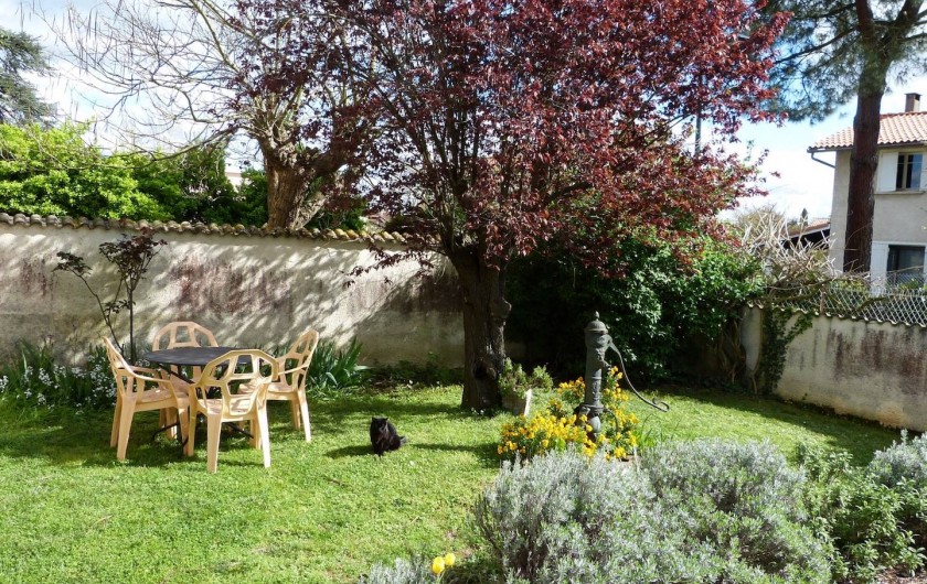 Location de vacances - Appartement à Toulouse - Jardin privatif