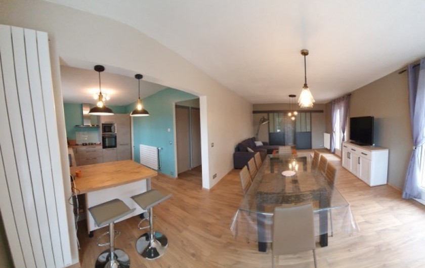 Location de vacances - Gîte à Fécamp - Salle à manger - Salon