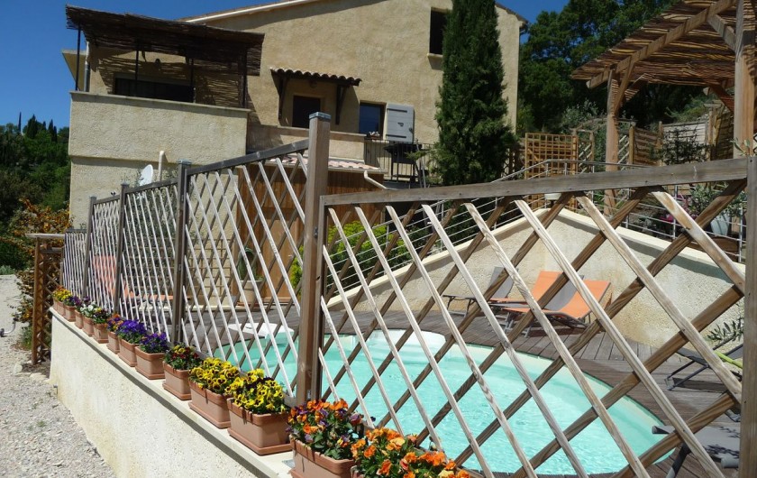 Location de vacances - Gîte à Aubres - Gîte Piscine