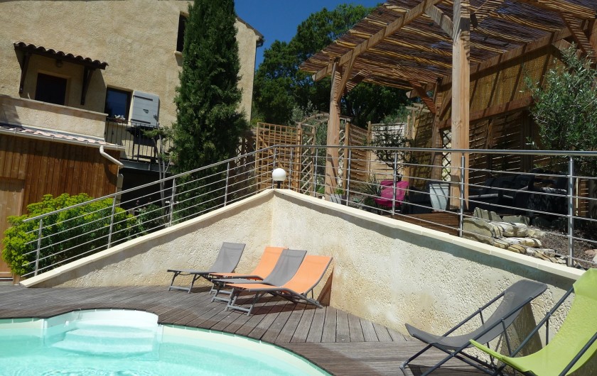 Location de vacances - Gîte à Aubres - Gîte Piscine Pergola
