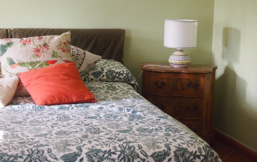 Location de vacances - Villa à Zoagli - Grande chambre au lit