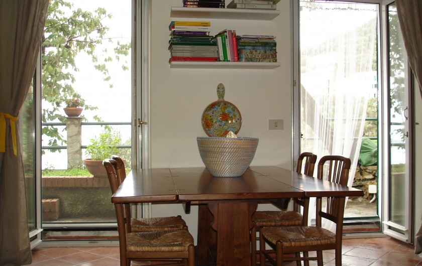 Location de vacances - Villa à Zoagli - Salle a manger pres des terrasses