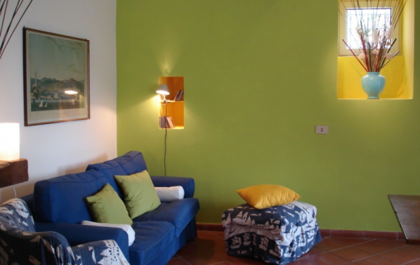 Location de vacances - Villa à Zoagli - Salon pres de la salle a manger