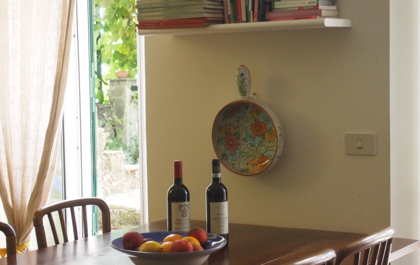 Location de vacances - Villa à Zoagli - Table a manger pres des terrasses