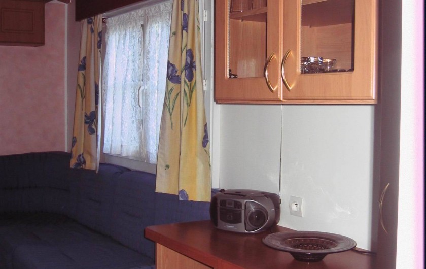 Location de vacances - Bungalow - Mobilhome à Carnac - Coin banquette