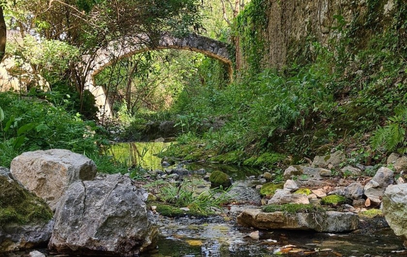 Location de vacances - Appartement à Saint-Montan - le jardin du curé - Saint Montan