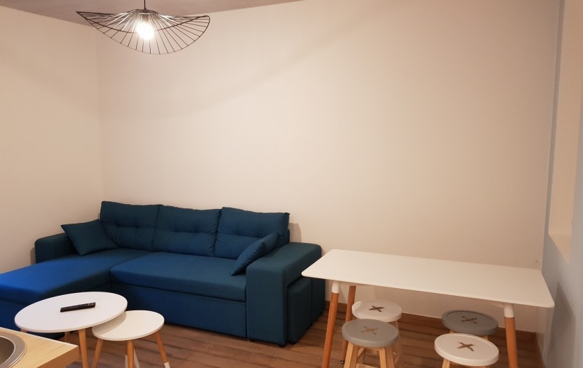 Location de vacances - Appartement à Saint-Montan - Salon Séjour