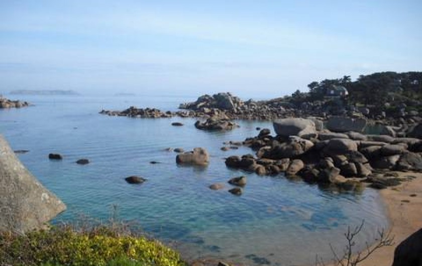 Location de vacances - Gîte à Perros-Guirec - panorama à 100m du gîte tiploum de Ploumanach