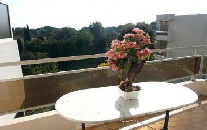 Location de vacances - Appartement à La Ciotat - Terrasse vue dégagée plein sud 