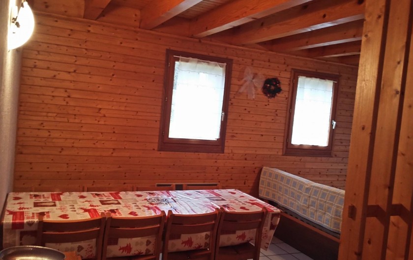Location de vacances - Chalet à Lescheraines - salle à manger